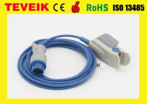 China Adult Finger Clip Round 12pin Reusable Spo2 Sensor For Biolight Patient Monitor wholesale