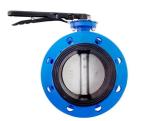 Oil Media Hard Flange Butterfly Valve with Customizable Port Size and Eccentric
