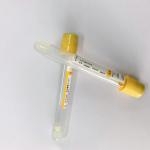 Plastic / Glass Tubes Yellow Top Tube Blood Collecting Anticoagulant