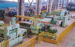 China High Strength Sheet Metal Slitter Machine Straight Edged Recoiling Ф360mm Blade Shaft wholesale