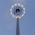 36m Anti Corrosive Flood Commercial Light Posts With Lifting System For Parking