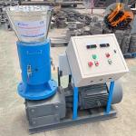Flat Die Wood Pellet Granulator Wood Log Sawdust Crusher Machine