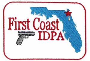 China Custom Embroidery Digitizing First Coast IDPA GUN WCK9B02 wholesale