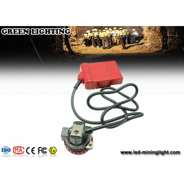 4500 Lux Led Mining Light , Portable Cordless Mining Cap Lamps With 4ah Baterry