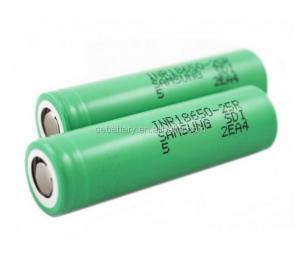 China SUN EASE original new stock samsung inr18650-25r 2500mAh li ion 3.7V 2500mAh rechargeable 2.5Ah 18650 battery samsung on sale
