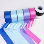 100% Polyester Single Face Satin Ribbon in 196 Custom Colors 38mm 50mm 100 Yards