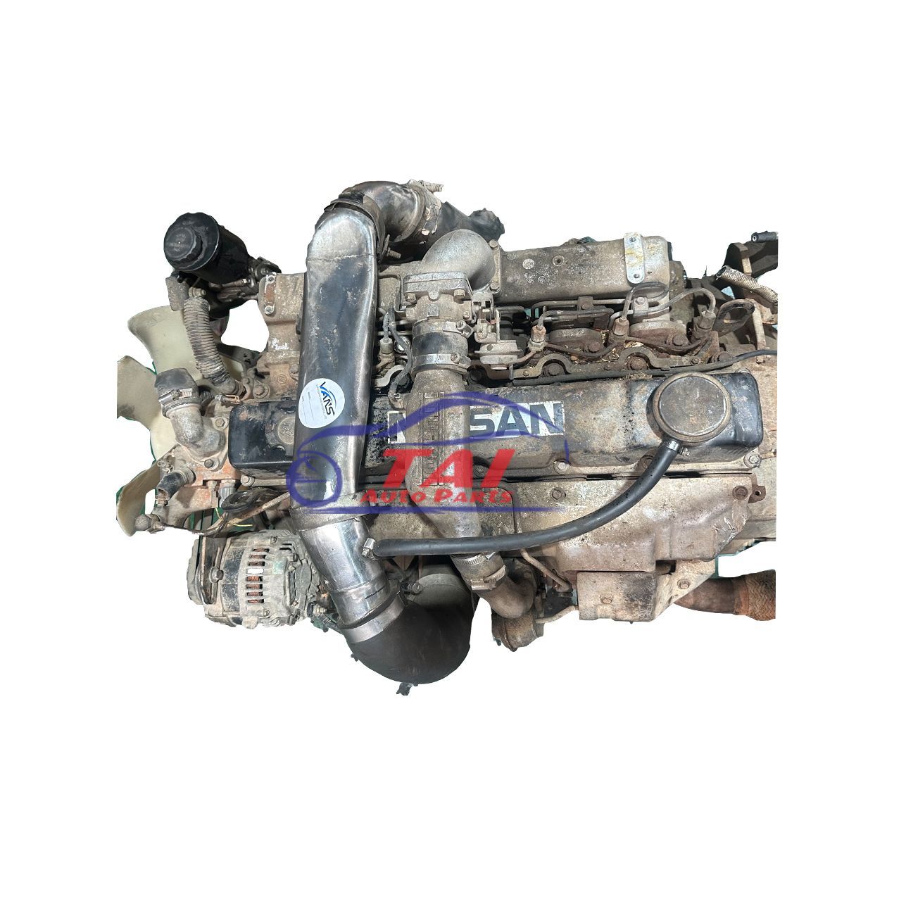 Japanese Used Auto Parts TD42 Turbo Engine Without Gearbox Japanese Car Parts for Nissan Patrol Wooden Box Diesel Engine Steel