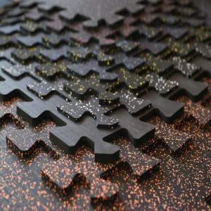 China Recycled SBR EPDM Granules Rubber Flooring Mat Interlocking Anti Fatigue Mats wholesale