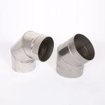 Decorative Single Wall Stainless Steel Stove Pipe Systems Mechanical Spring