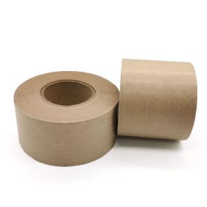 China Custom Printing Single Sided Brown High Adhesion Thickened Kraft Paper Tape wholesale
