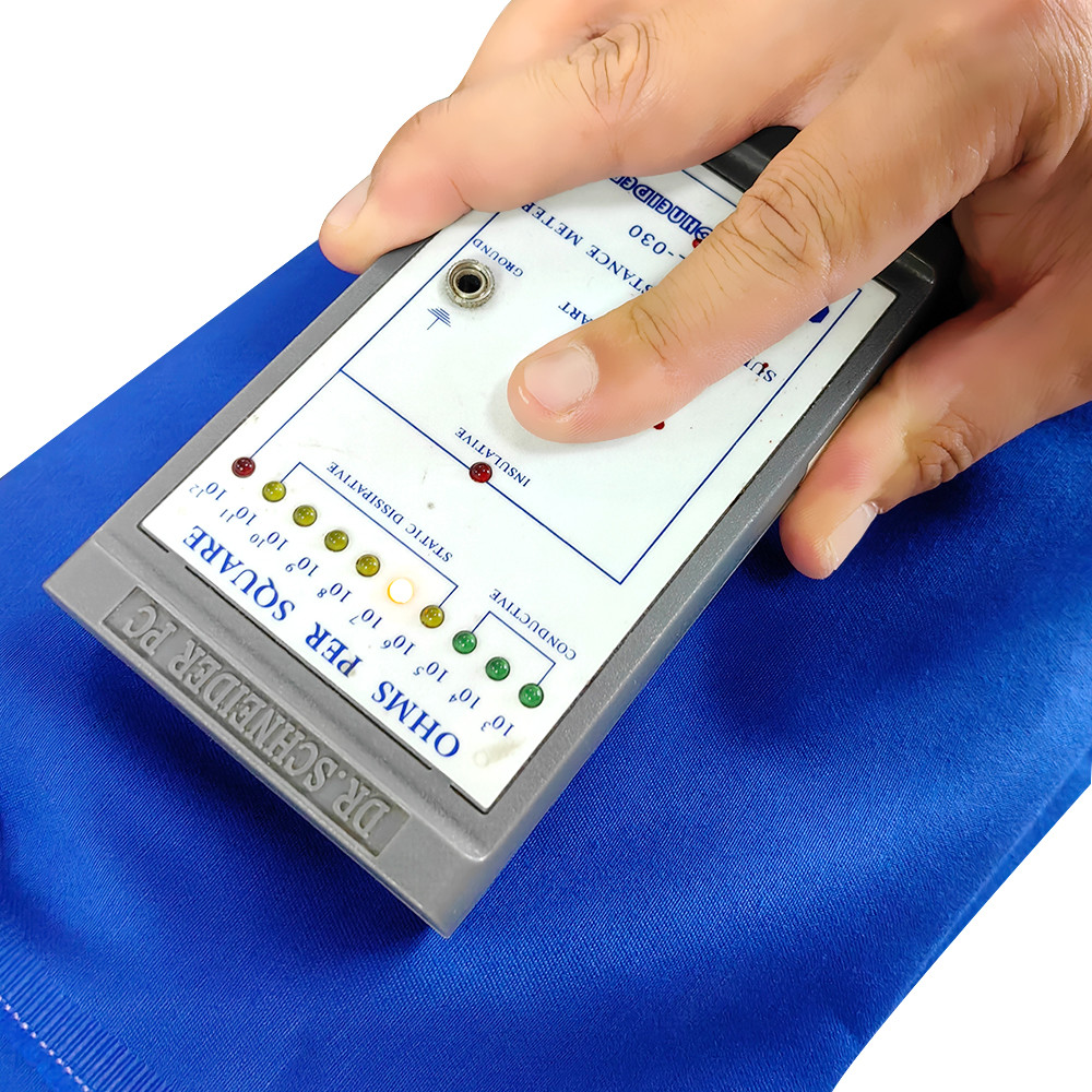 Surface Resistivity 10e6 10e9ohms Esd Fabric Ultimate Protection Choice For Flame Retardant Applications