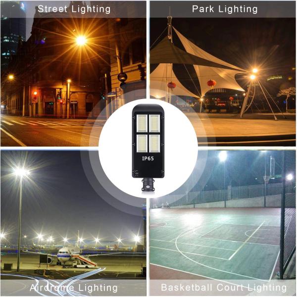 Outdoor Motion Sensor 40W 50000h LED Solar Street Light