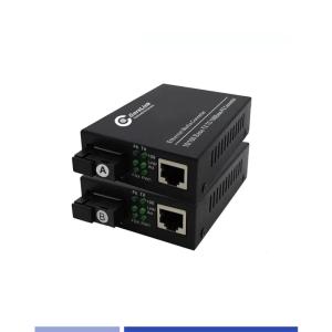 China BIDI Fiber Media Converters 10/100Mbps Singlemode SMF TX1310nm/RX1550nm Simplex SC 20KM wholesale