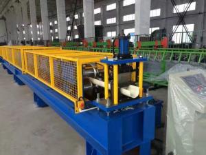 China Metal Downspout Pipe Roll Forming Machine 0.3-0.8mm Material Thickness wholesale