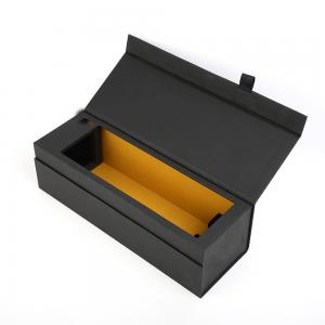 China Whisky FSC Rigid Magnetic Personalized Wine Gift Box Flap Pannel Closure Vodka Outer wholesale