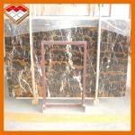 Portoro Black Marble Slab OEM Service For Bathroom Floor Decoration