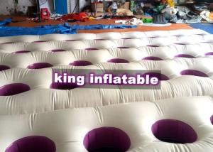 China 10m x 8m PVC Tarpaulin Crowd Hoops Inflatable Aqua Maze Sport Games wholesale