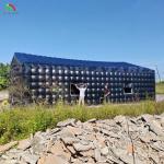 Commercial LED Black Disco Lighting Mobile Night Club Tent Inflatable Cube Party