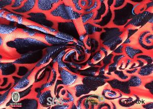 China 100%Polyester Burnout Spandex Velvet Fabric Lycra Cloth Material 61’’ Width wholesale