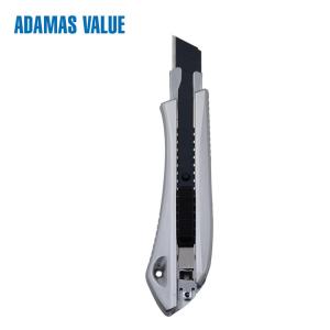 China Tool knife,paper cutter knife,retractable utility knife of 18mm ABS+TPR auto-lock snap off knife wholesale