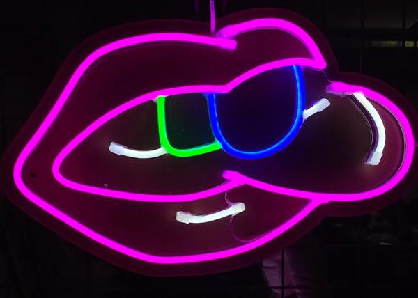 Custom neon sign fashion trend spectacles store shopping mall magnificent