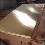 1000x3000 Pure Copper Plate Brass Sheets Metal H65 H62 H90 H80 Gold Color