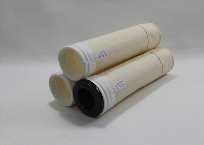 Nomex PPS PTFE P84 Fiberglass Filter Bag For Cement Dust Eco - Friendly