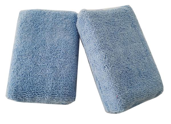 Car Wax Applicator Pad Microfiber Car Care 12x8x3cm Rectangle Foam Cloth For Car
