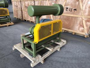 China 1.5KW-15KW BK Type Three Lobes Roots Blower Of Army Green With Low Noise Economical Energy Consumption wholesale