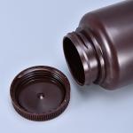 Laboratory Round Reagent Polypropylene Plastic Bottles Transparent Narrow Mouth