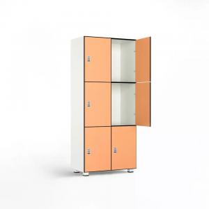 China Cartmay Office Storage Cabinet Luggage Clothing Storage Cabinet Units 3 Tier Locker on sale