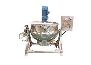 China 100L Snack Food Processing Machinery Semi Automatic SUS Cooking Garri Pot wholesale