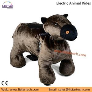 China plush riding animals bicycle led animal walking animal rides with wheels wholesale