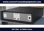 Nightclub Sound Equipment / 2x1200W Class H High Power Analogue Amplifier For