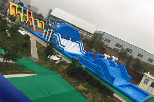China Outdoor Inflatable Obstacle Courses Challenge Inflatable Party Games For Adults wholesale