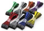 18AWG 300mm Power Supply Sleeved Extension Cables