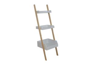 China Contemporary Knock Down Bamboo Legs 20KG Step Ladder Bookcase wholesale