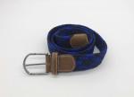 Nickle Free 140cm Length Mens Elastic Stretch Belts For Jeans