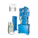 Double Head Vertical 18 Sand Belt Grinder Automatic Metal Cookware Polishing