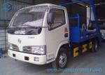 Double Axle Waste Collection Truck Powerful Dongfeng 3 - 4 Tons 4x2