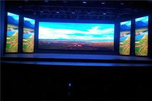 China Mobile Stage Background Rental Led Display Screen 3.91mm Pixel Pitch 1R1G1B wholesale