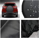 17 Inch Spare Tire Cover PVC Leather Waterproofs Dust-Proof Universal Spare