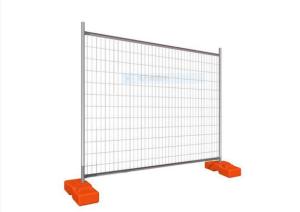 China Easily Assembled Temp Construction Fence 2.1 Meter Height Galvanized Tube wholesale