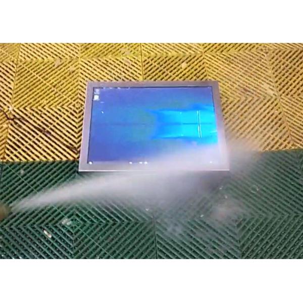 17 Inch Stainless Steel Panel PC Touch With Glove / 4MM Tempered Glass