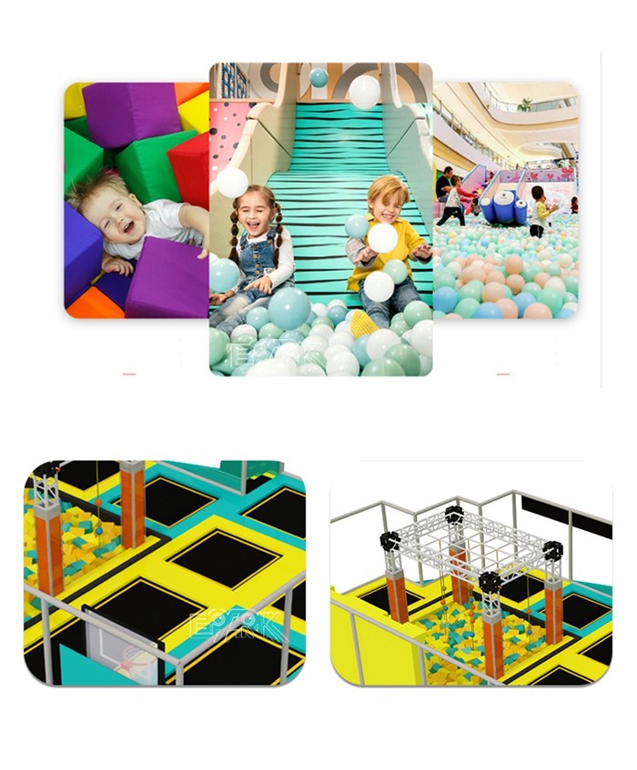 Trampoline Park Kids Play Gym Indoor Soft Children Playground Equipment