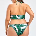 Plus size xxxl sexy push up swimsuits halter bikini sets