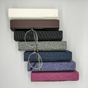 China PU Durable Multicolor Metal Eyewear Case For Short Sighted Optical Glasses wholesale