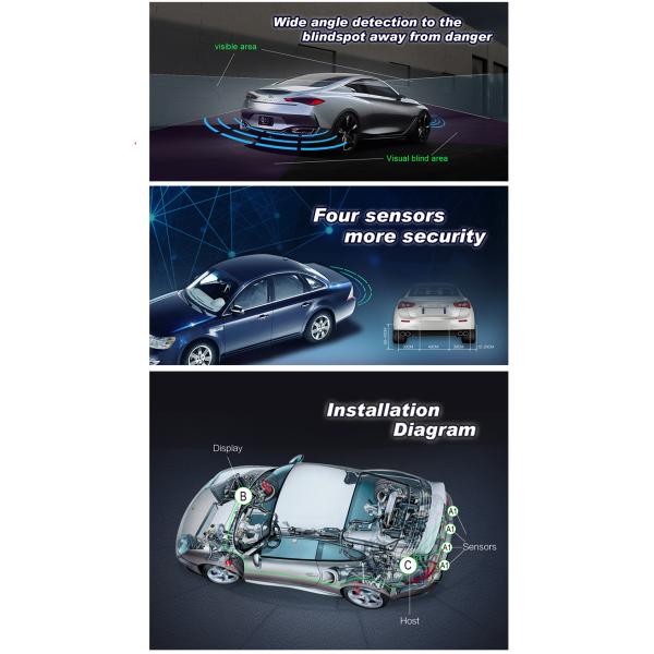 Waterproof Car Rear View Parking System Aid Parking Sensor System For School Bus