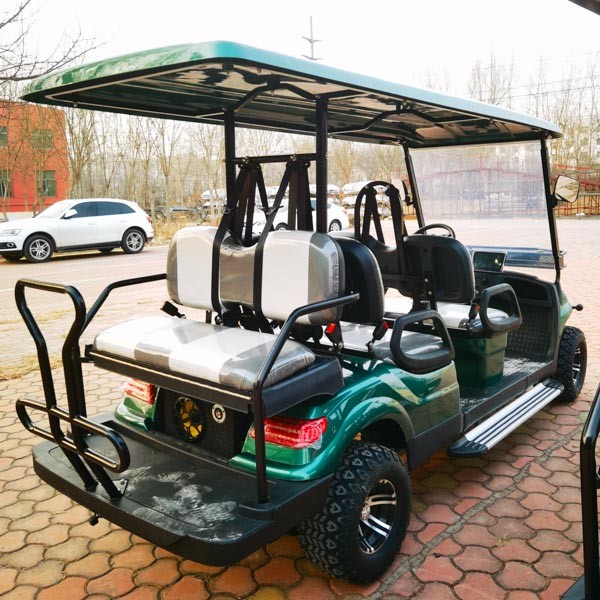 Off Road Electric Golf Cart 4 Wheel 6 Seater Customized Free Wholesale Cheaply