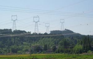 China Cat Head Transmission Line Lattice Steel Tower For Site on sale